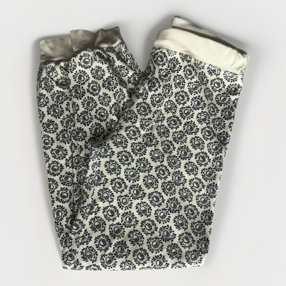 Anthropologie Medium Floral Print Lounge Pants Womens Boho Relaxed Cozy